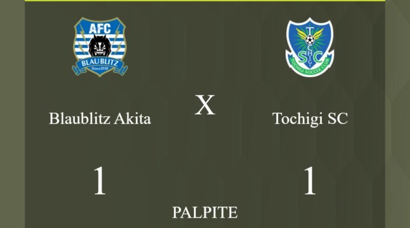 Blaublitz Akita x Tochigi SC palpite: caso empate nesta quarta-feira (20/03/2024) - Jogos de hoje
