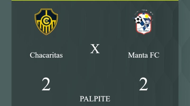 Chacaritas x Manta FC palpite: caso empate nesta quinta-feira (28/03/2024) - Jogos de hoje