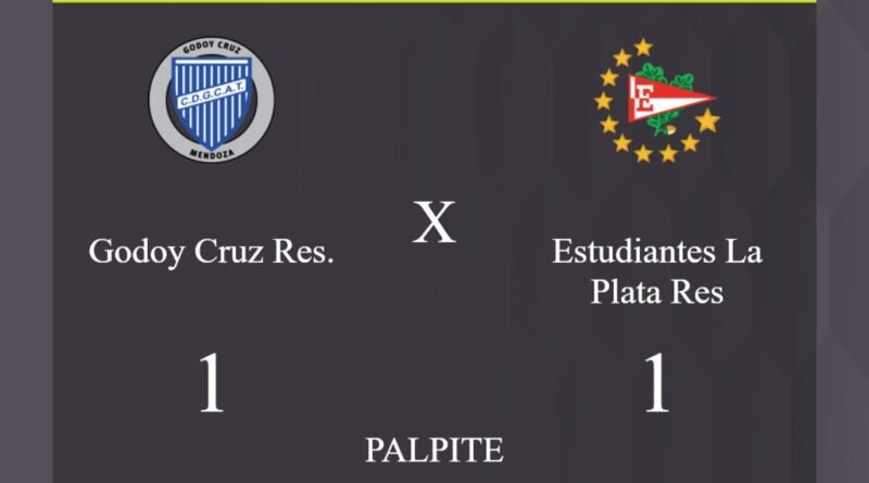 Godoy Cruz Res. x Estudiantes La Plata Res palpite: caso empate nesta quarta-feira (20/03/2024) - Jogos de hoje