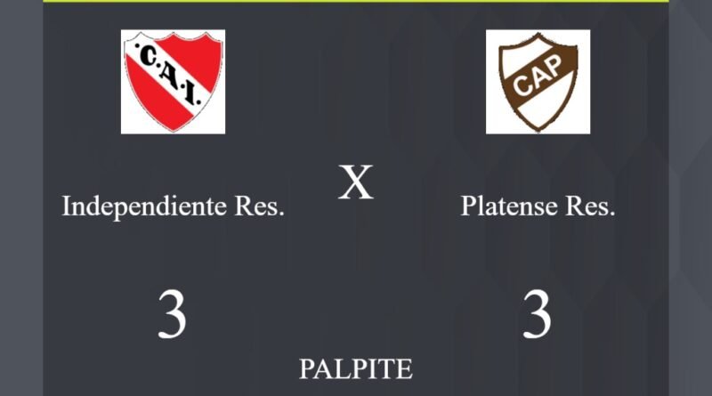 Independiente Res. x Platense Res. palpite: caso empate nesta quarta-feira (27/03/2024) - Jogos de hoje