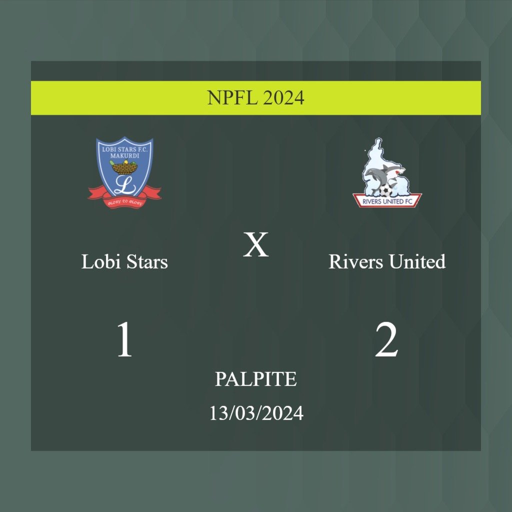 Lobi Stars x Rivers United palpite: caso Rivers United ganhe nesta quarta-feira 13/03/2024; saiba onde assistir - Jogos de hoje