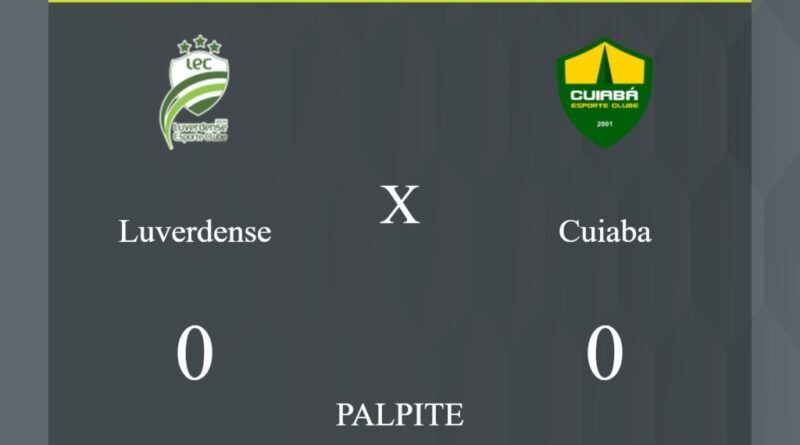 Luverdense x Cuiaba palpite: caso empate neste domingo (17/03/2024) - Jogos de hoje