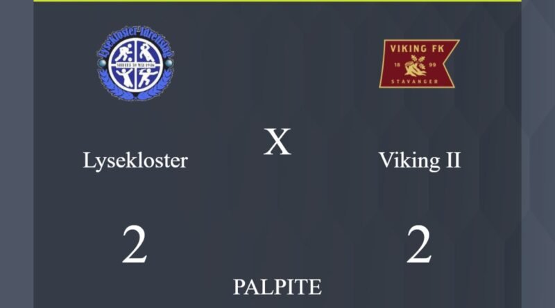 Lysekloster x Viking II palpite: caso empate nesta quarta-feira (27/03/2024) - Jogos de hoje