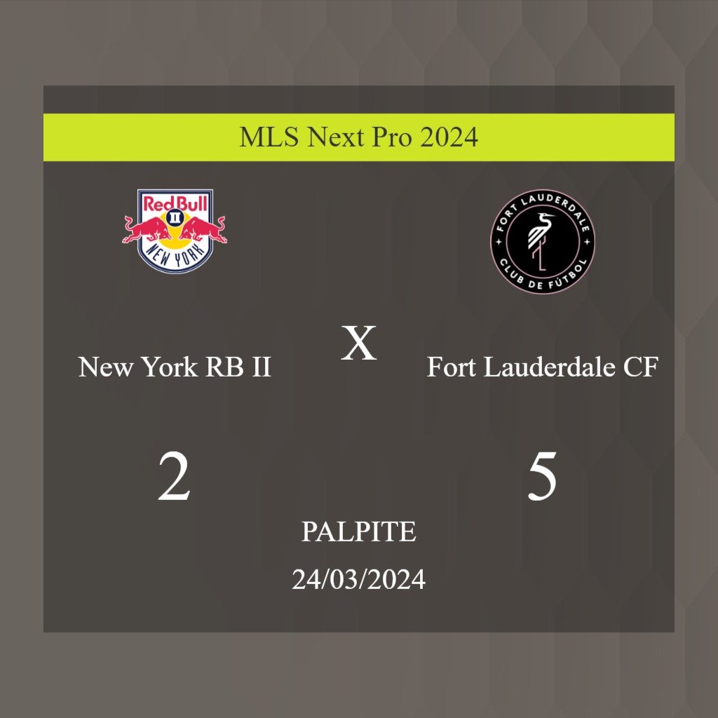 New York RB II x Fort Lauderdale CF palpite: caso o time visitante