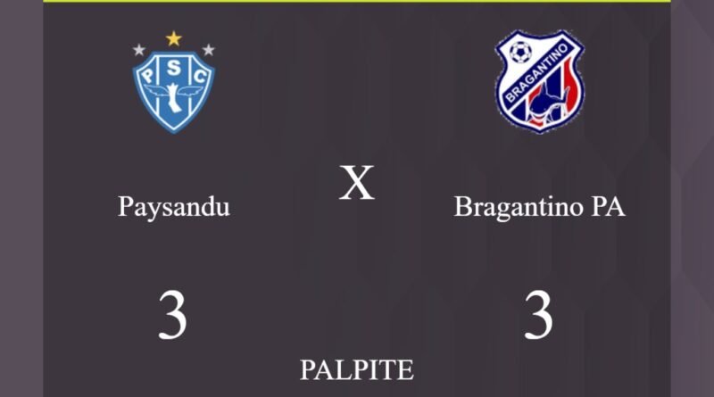 Paysandu x Bragantino PA palpite: caso empate neste domingo (17/03/2024) - Jogos de hoje