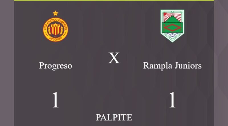 Progreso x Rampla Juniors palpite: caso empate nesta quarta-feira (27/03/2024) - Jogos de hoje