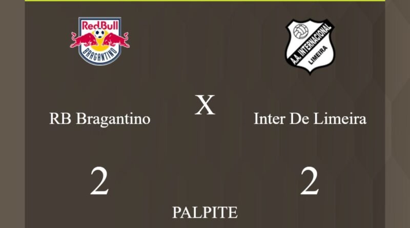 RB Bragantino x Inter De Limeira palpite: caso empate neste domingo (17/03/2024) - Jogos de hoje