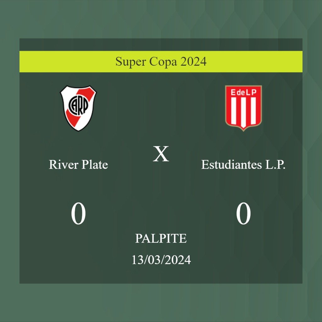 River Plate x Estudiantes ao vivo e online, onde assistir, que
