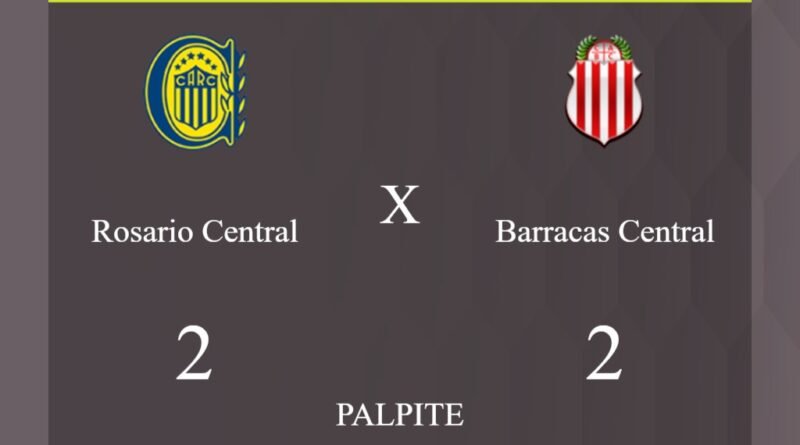 Rosario Central x Barracas Central palpite: caso empate nesta quinta-feira (28/03/2024) - Jogos de hoje
