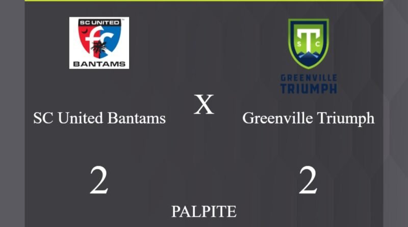 SC United Bantams x Greenville Triumph palpite: caso empate nesta quarta-feira (20/03/2024) - Jogos de hoje